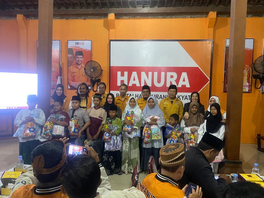 DPC Hanura Nganjuk Gelar Ngopi Bareng dan Bakti Sosial, Dihadiri Ketua DPD Hanura Jatim 