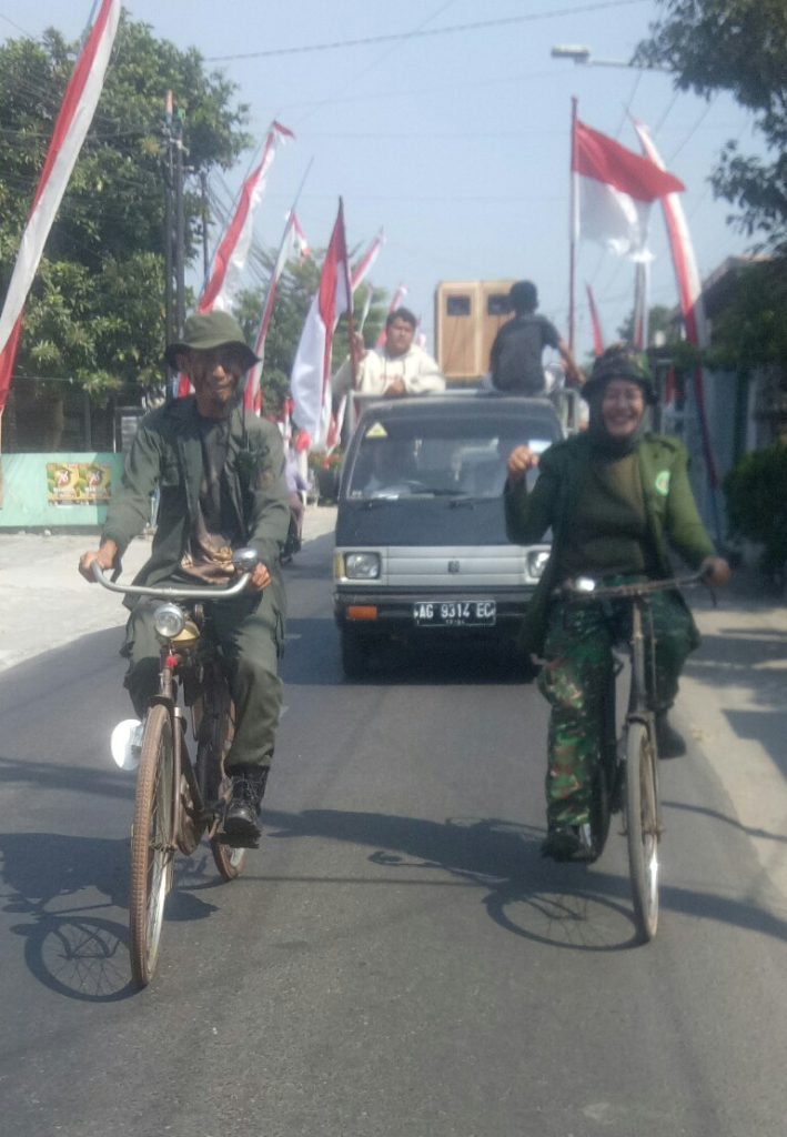 Desa Ngasem Kabupaten Kediri Gelar Lomba Sepeda Hias Kreatif, Peserta Gembira, Warga Gembira, Panitia Juga Gembira