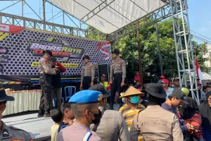 Sebanyak 10 Sound System Besar Melebihi Kapasitas Ditertibkan di Karnaval Badas Kediri,  Sudah Tiga Kali Diingatkan