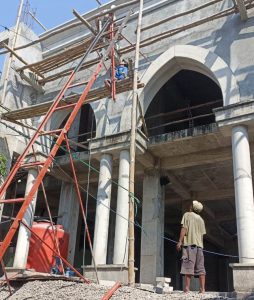 Masjid Darul Jalal Ngadiluwih dalam Proses Pembangunan, Kades Ngadiluwih Ajak Masyarakat Berpartisipasi untuk Amal Jariyah 