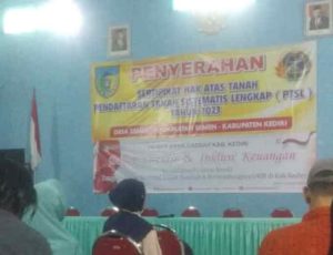 Lho, Ternyata Kapolsek Semen Juga Tidak Tahu Jumlah Penerima Manfaat Program PTSL di Desa Semen, Polisi Hanya Pengamanan      