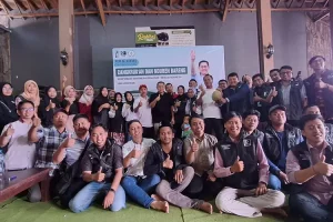 Anas Urbaningrum Sampaikan Filosofi Kepemimpinan dan Duren di Acara Cangkrukan Bareng MD KAHMI Nganjuk, Ini Infonya