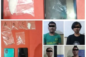 Satresnarkoba Polres Madiun Kota Bekuk 4 Pengedar Narkotika, Ini Identitsnya