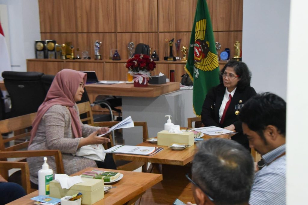 Pj Wali Kota Kediri berdiskusi dengan BPK RI Perwakilan Provinsi Jawa Timur