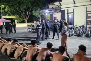 Aksi Balap Liar Remaja di Kabupaten Kediri Ditertibkan, Polisi Sita Puluhan Motor