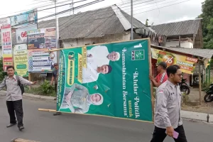 Bawaslu Tulungagung Tertibkan Ratusan APK, Ini Infonya