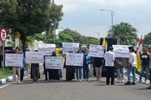 Mahasiswa PMII Demo di Pemkab Ponorogo, Ini Tuntutan Mereka