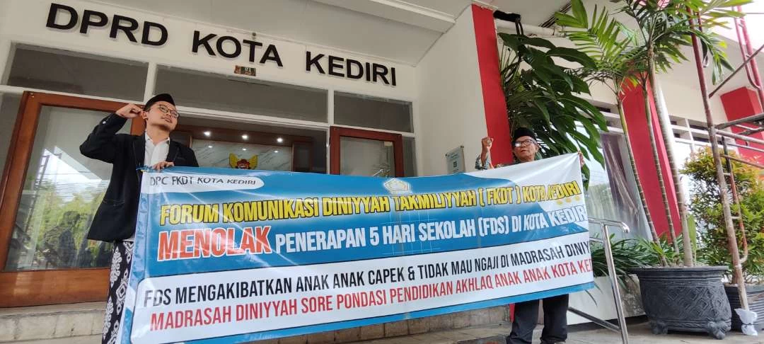 Kecewa Pada Komisi C DPRD Kota Kediri, FKDT Akan Langsung Mengadu Ke PJ Wali Kota Soal Evaluasi 5 Hari Sekolah