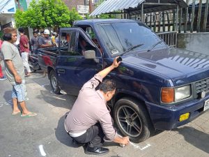 Senggol Pintu Mobil Panther dan Terjatuh, Warga Tempurejo Tewas Ditabrak Truk Boks