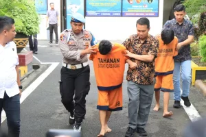 Tega, Warga Binangun Blitar Jual Istri Lewat Aplikasi Online, Dibekuk Polres Malang