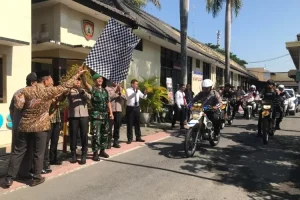 Polres Nganjuk Kerahkan 400 Personel Gabungan ke Titik Keramaian dan 76 Gereja