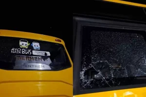 Polisi Amankan 8 Remaja Terduga pelaku Pelempar Batu  ke Bus Perspa Pacitan