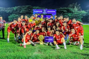 Persedikab Kediri Juara Piala Soeratin U 17 Jatim 2023 Setelah Menang Telak Atas Deltras Sidoarjo 4-0