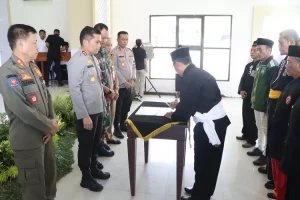  Perguruan Silat se-Kabupaten Nganjuk Deklarasi Pemilu Damai, Ini Pesan Kapolres