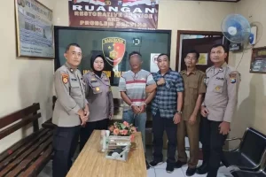 Tega, Seorang Ayah di Deket Lamongan , Hajar Anak Kandung Hingga Hidungnya Patah