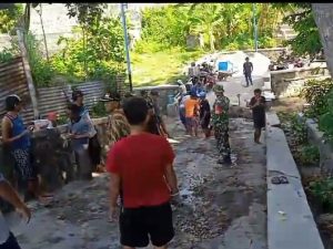 Pokdarwis dan Paguyuban Mbah Demang Toto Yudo Kelurahan Tosaren Berkolaborasi Perbaiki Jalan Sumber Bulus, Ini Infonya