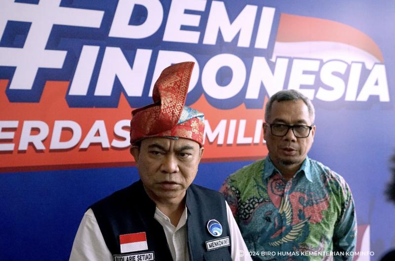 Menteri Budi Arie: Dibanding 2019 Konten Hoaks Masa Kampanye Pemilu 2024 Menurun