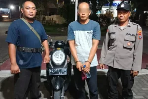 Sembunyikan Motor Curian di Penitipan Motor, Maling Motor Warga Srengat Blitar Diamankan Polisi