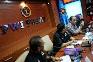 Menkominfo Ajak Satgas Anti Hoax PWI Pusat Kolaborasi Tangani Hoaks Pemilu