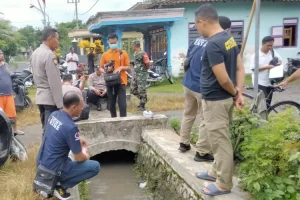 Jadi Pelajaran, Lolos Pengawasan, Seorang Balita di Selopuro Blitar Tenggelam di Selokan Depan Rumah