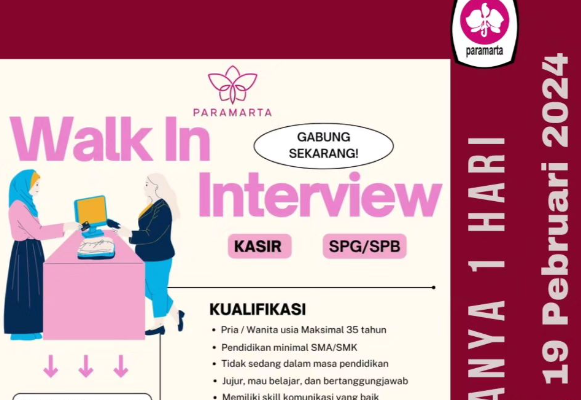 Tobakuliner Paramarta Kediri Buka Lowongan Kerja Lho! Ada 3 Posisi Menarik untuk Jobseeker 