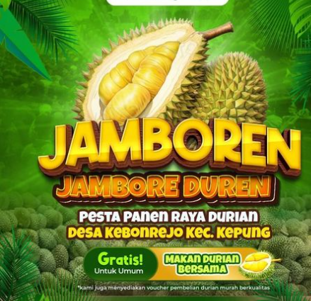 Warga Kediri Merapat! Ada Durian Gratis untuk Umum, Cek Tanggal Makan Bersamanya Disini 