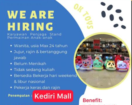 Merapat! Ada Info Lowongan Kerja Kediri Terbaru Februari 2024, Segera Kirimkan CV dan Surat Lamaran