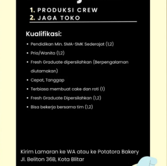 Info Lowongan Kerja Blitar dan Sekitarnya Februari 2024, Jangan Sampai Terlambat Mengirimkan! 