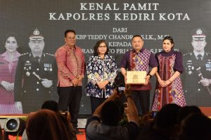 Hadiri Agenda Pamit Kenal, Pj Wali Kota Kediri Sampaikan Selamat Datang pada AKBP Bramastyo Priaji dan Terima Kasih Pada AKBP Teddy Chandra 