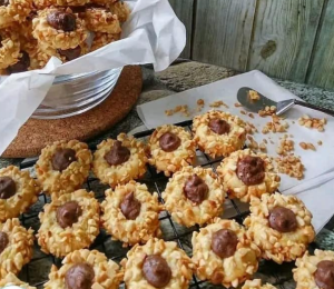 Gurih dan Manis! Resep Crunchy Peanut Thumbprint Cookies untuk Kue Kering Lebaran Kekinian 