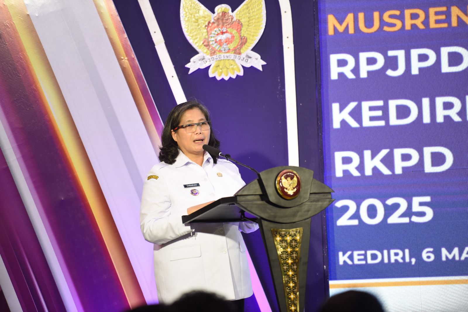 Pj Wali Kota Kediri Paparkan Potensi Kota Kediri Pada Musrenbang RPJPD 2025-2045 dan RKPD 2025 Kota Kediri