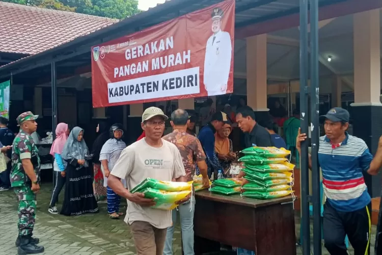 Jelang Ramadhan & Idul Fitri, Pemkab Kediri Gencar Adakan Operasi Pasar Murah Secara Merata