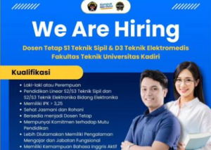 Ada Loker Jadi Dosen! Ini Info Lowongan Kerja Kediri April 2024 