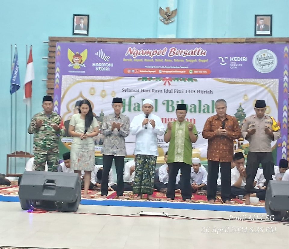 Kelurahan Ngampel Kecamatan Mojoroto Kota Kediri Gelar Halal Bihalal, Biayanya Total dari Patungan Warga