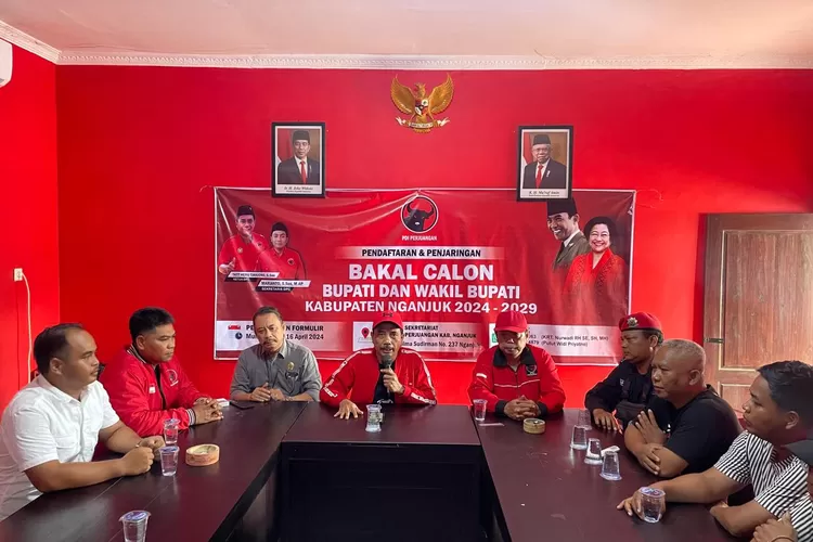 PDIP Nganjuk Buka Pendaftaran Bakal Calon Bupati dan Wakil Bupati,