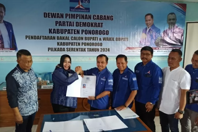 Sugiri dan Lisdyarita Buru Rekomendasi Partai Demokrat Ponorogo