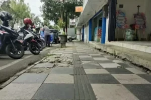 Pemkot Batu Gelontorkan Dana Rp 7 Miliar untuk Percantik Trotoar