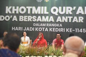 Hadir di Agenda Doa Bersama Antar Umat Beragama, Pj Wali Kota Kediri Zanariah Berharap Kerukunan Tetap Terjaga