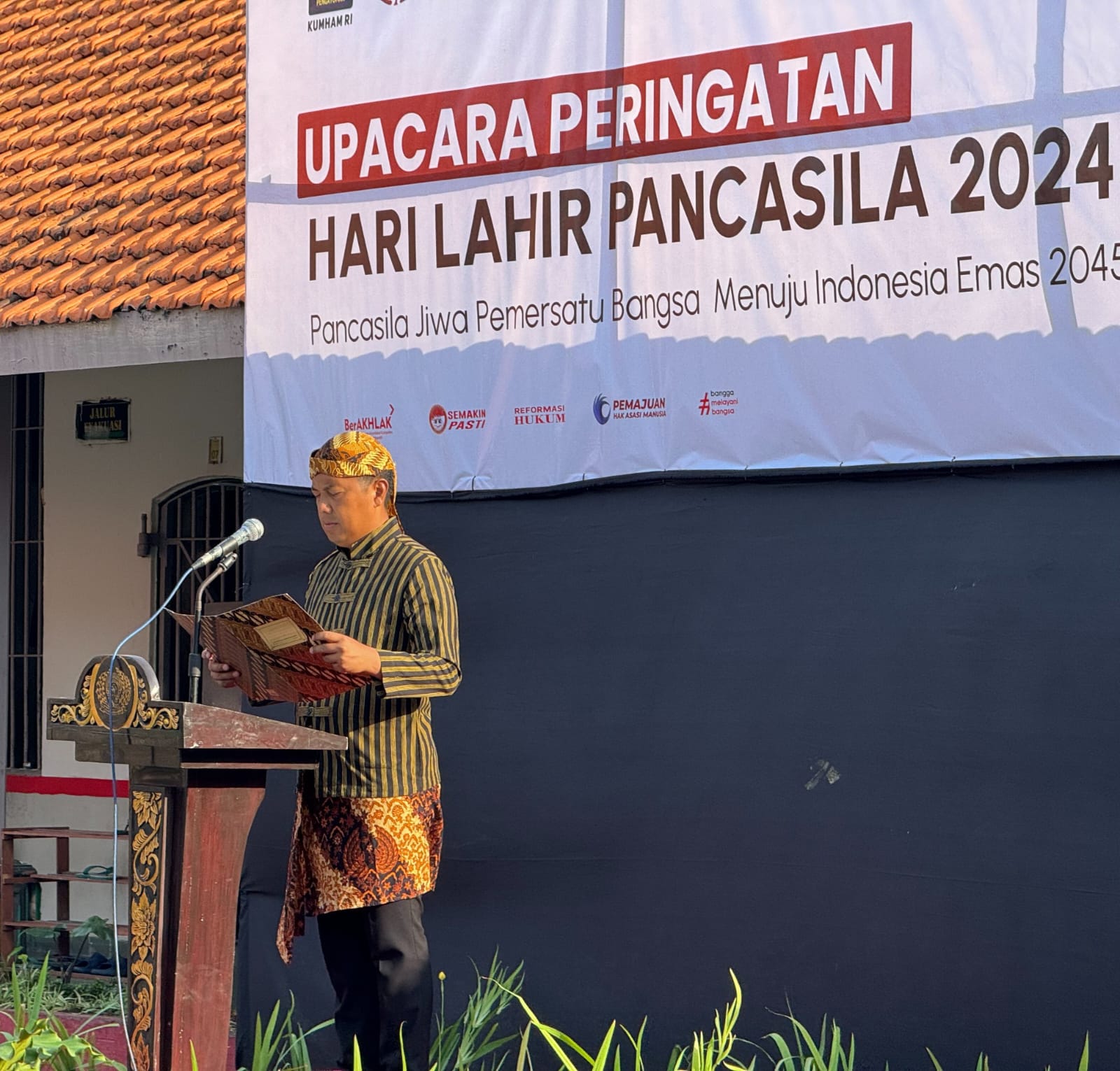 Lapas Kelas IIA Kediri Peringati Hari Lahir Pancasila dengan Semangat Kebinekaan