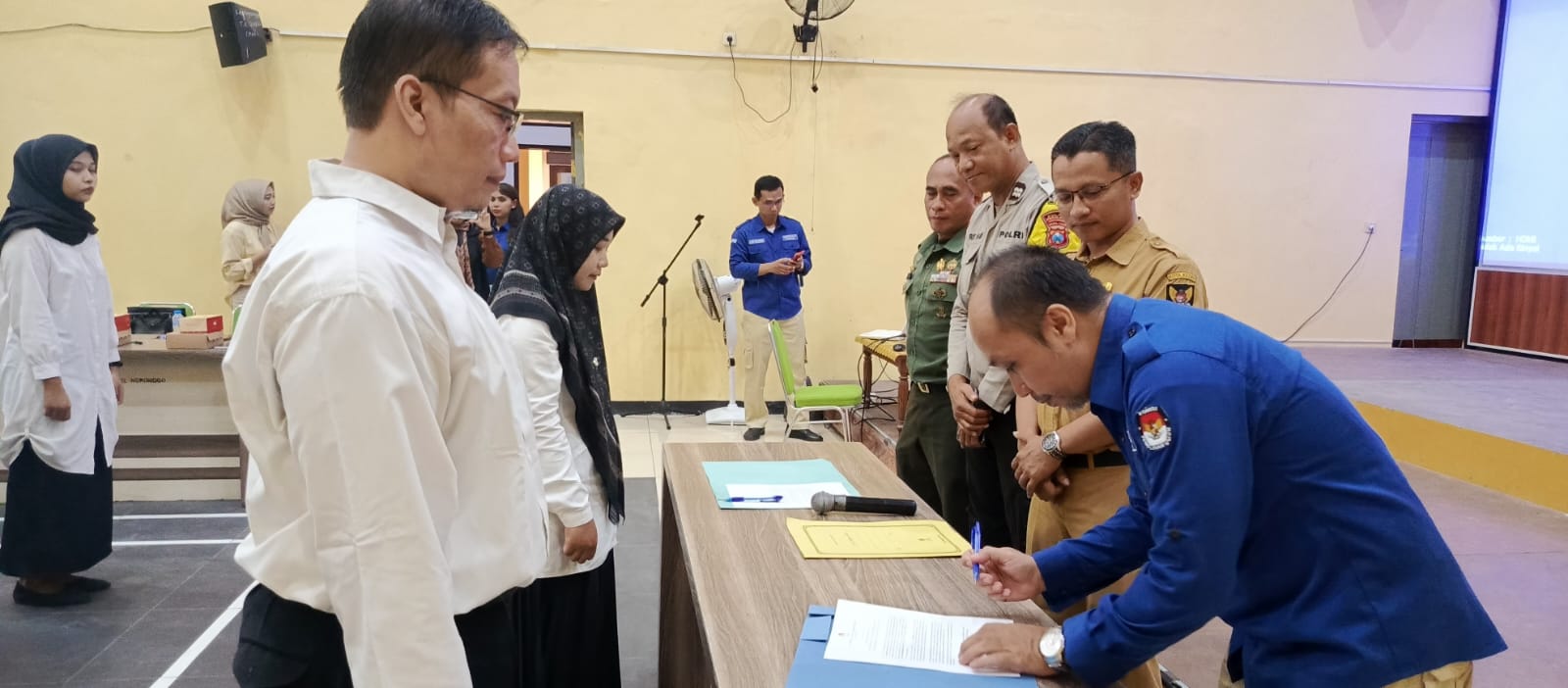 Pelantikan Serentak Pantarlih di 46 Kelurahan Kota Kediri, Target Satu Juta Pemilih di Jatim untuk Pemilukada 2024