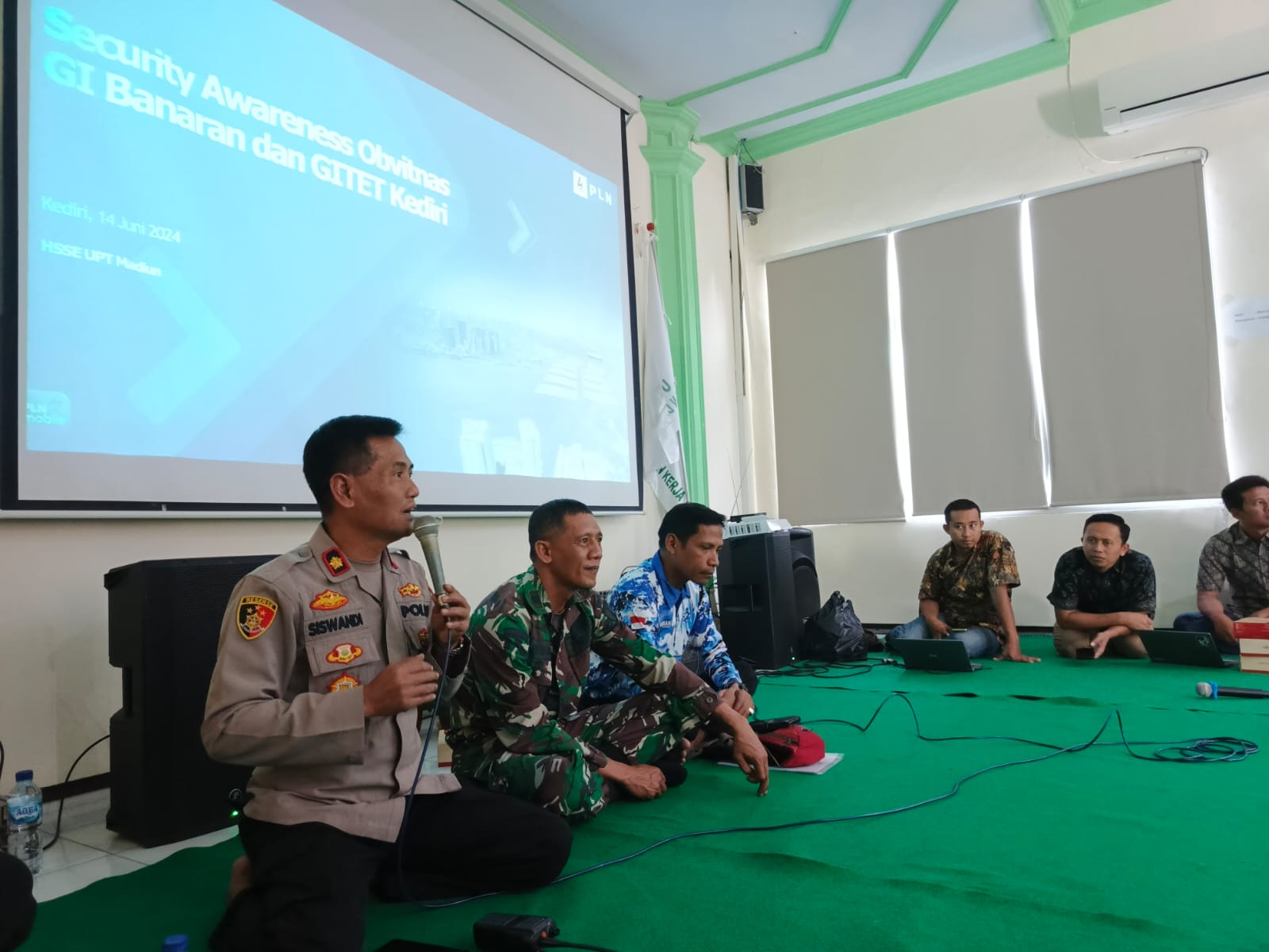 Kapolsek Pesantren : Pentingnya Pencegahan Terorisme dan Peningkatan Keamanan di Lingkungan Obvitnas PLN