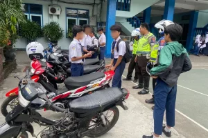 Satlantas Polres Kediri Kota Tindak Siswa SMP yang Berangkat Sekolah Pakai Motor, Ini Infonya