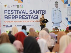 Pj Wali Kota Kediri Semangati Santri Qurma Peserta Seleksi Santri Berprestasi Qur’an Massive 2024