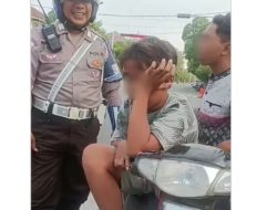 Dua Bocah di Jombang Nangis Hiteris Kena Operasi Patuh Semeru: Dulin Pak, Emoh Bah!