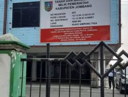 Ruko Simpang Tiga Jombang Bakal Jadi Mal Pelayanan Publik, Papan Nama Aset Pemerintah Sudah Terpasang