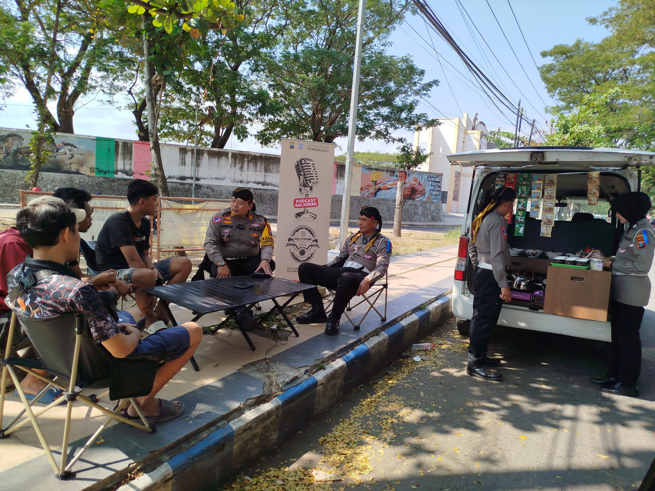 Satlantas Polres Ponorogo Luncurkan Program Gas Kopling. Ini Maksudnya