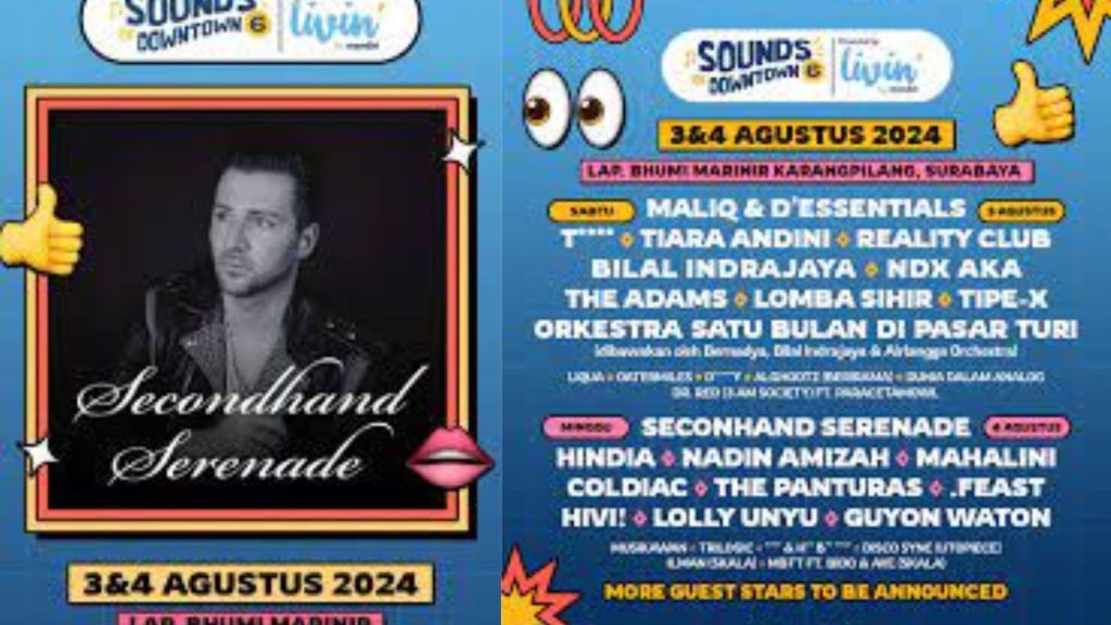 Secondhand Serenade Siap Guncang Surabaya, Catat Tanggalnya!