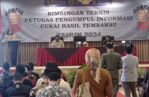 Satpol PP Kota Kediri Gandeng Karang Taruna, Gelar Bimtek dalam Upaya Pemberantasan Rokok Ilegal