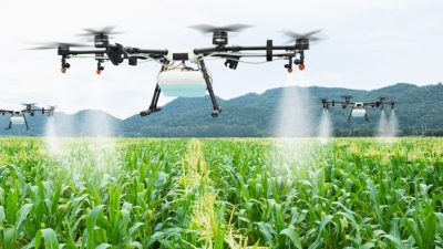 Smart Farming di Kabupaten Kediri, Pelatihan Penggunaan Drone bagi Petani Milenial