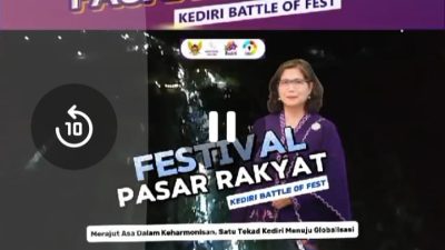 Pemkot Kediri Hidupkan Kembali Kesenian Jaranan dan UMKM Melalui Festival Pasar Rakyat